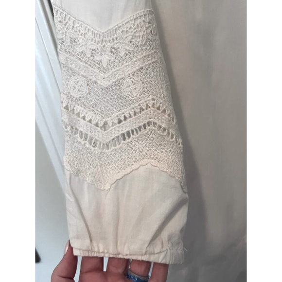 Women's Toffee Apple Cream / Ivory Tunic, Size L - Picture 6 of 8